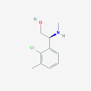 (S)-2-(2-Chloro-3-methylphenyl)-2-(methylamino)ethan-1-OL