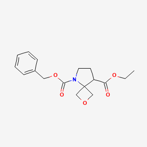 5-Benzyl 8-ethyl 2-oxa-5-azaspiro[3.4]octane-5,8-dicarboxylate