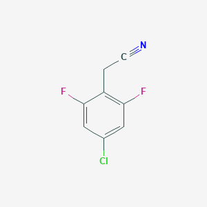 molecular formula C8H4ClF2N B130469 2-(4-氯-2,6-二氟苯基)乙腈 CAS No. 537033-53-7