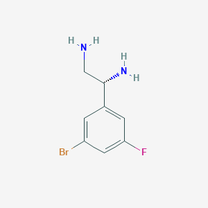 (1R)-1-(5-Bromo-3-fluorophenyl)ethane-1,2-diamine