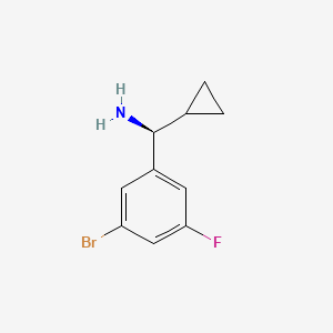 (S)-(3-Bromo-5-fluorophenyl)(cyclopropyl)methanamine