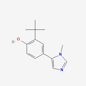 2-(Tert-butyl)-4-(1-methyl-1H-imidazol-5-YL)phenol