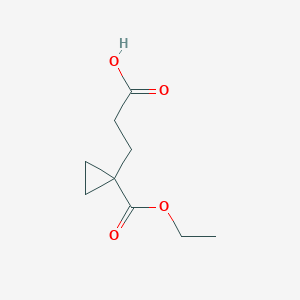 3-(1-(Ethoxycarbonyl)cyclopropyl)propanoic acid