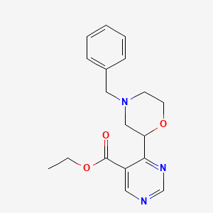 Ethyl 4-(4-Benzylmorpholin-2-Yl)Pyrimidine-5-Carboxylate