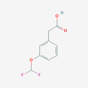 molecular formula C9H8F2O3 B1304703 2-[3-(二氟甲氧基)苯基]乙酸 CAS No. 262587-06-4