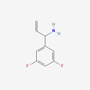 1-(3,5-Difluorophenyl)prop-2-EN-1-amine