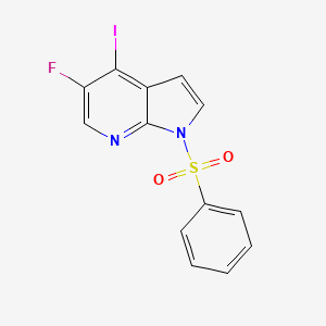 5-Fluoro-4-iodo-1-(phenylsulfonyl)-1H-pyrrolo[2,3-B]pyridine