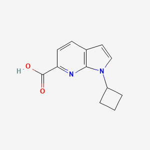 1-Cyclobutyl-1H-pyrrolo[2,3-b]pyridine-6-carboxylic acid