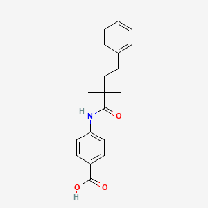 4-(2,2-Dimethyl-4-phenylbutanamido)benzoic acid