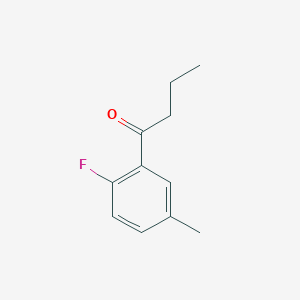 1-(2-Fluoro-5-methylphenyl)butan-1-one