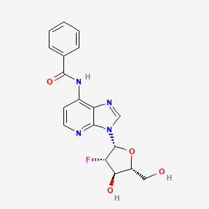 N-(3-((2R,3S,4R,5R)-3-Fluoro-4-hydroxy-5-(hydroxymethyl)tetrahydrofuran-2-YL)-3H-imidazo[4,5-B]pyridin-7-YL)benzamide