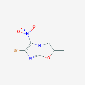 6-Bromo-2-methyl-5-nitro-2,3-dihydroimidazo[2,1-B]oxazole