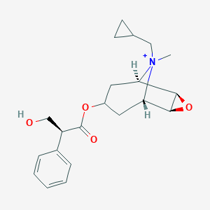 molecular formula C21H28NO4+ B130472 西美曲铵 CAS No. 150521-16-7