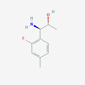 (1R,2R)-1-Amino-1-(2-fluoro-4-methylphenyl)propan-2-OL