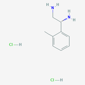 (1R)-1-(2-Methylphenyl)ethane-1,2-diamine 2hcl