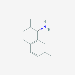 (S)-1-(2,5-Dimethylphenyl)-2-methylpropan-1-amine