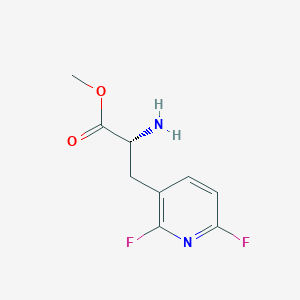 Methyl(R)-2-amino-3-(2,6-difluoropyridin-3-YL)propanoate2hcl