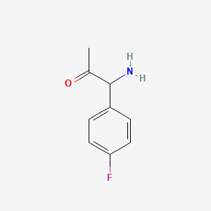 molecular formula C9H10FNO B13047321 4-Fluoroisocathinone CAS No. 1270532-42-7