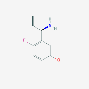 (1R)-1-(2-Fluoro-5-methoxyphenyl)prop-2-enylamine