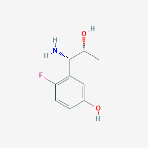 3-((1S,2R)-1-Amino-2-hydroxypropyl)-4-fluorophenol