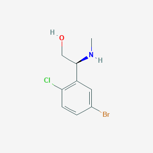 (S)-2-(5-Bromo-2-chlorophenyl)-2-(methylamino)ethan-1-OL