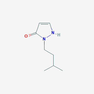 1-(3-methylbutyl)-1H-pyrazol-5-ol