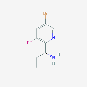 (1r)-1-(5-Bromo-3-fluoro(2-pyridyl))propylamine