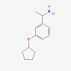 1-(3-Cyclopentyloxyphenyl)ethylamine