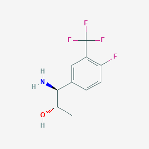 (1S,2S)-1-Amino-1-[4-fluoro-3-(trifluoromethyl)phenyl]propan-2-OL