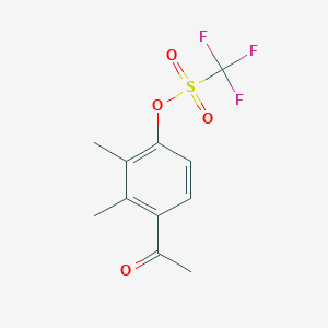 4-Acetyl-2,3-dimethylphenyl trifluoromethanesulfonate