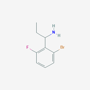 1-(2-Bromo-6-fluorophenyl)propan-1-amine