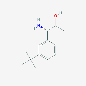 (1S)-1-Amino-1-(3-(tert-butyl)phenyl)propan-2-OL