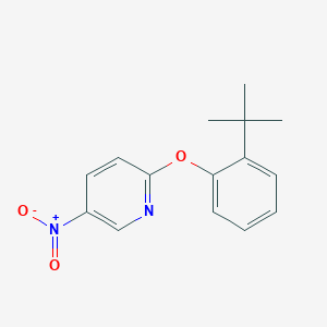 2-(2-(Tert-butyl)phenoxy)-5-nitropyridine