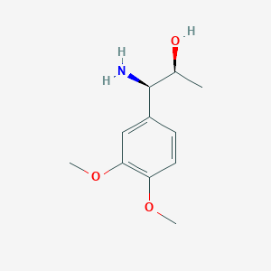 (1R,2S)-1-Amino-1-(3,4-dimethoxyphenyl)propan-2-OL