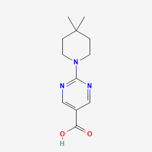 2-(4,4-Dimethylpiperidin-1-YL)pyrimidine-5-carboxylic acid