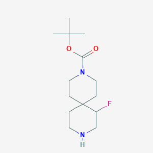 tert-Butyl7-fluoro-3,9-diazaspiro[5.5]undecane-3-carboxylate