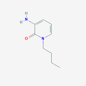 molecular formula C9H14N2O B13047661 3-Amino-1-butyl-1,2-dihydropyridin-2-one 