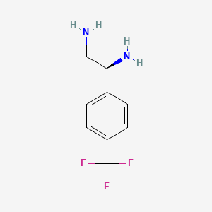 (1S)-1-[4-(Trifluoromethyl)phenyl]ethane-1,2-diamine