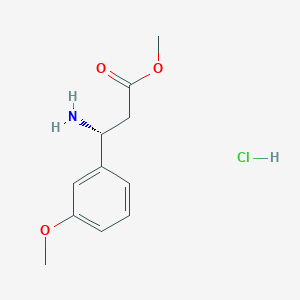 Methyl (R)-3-amino-3-(3-methoxyphenyl)propanoate hcl