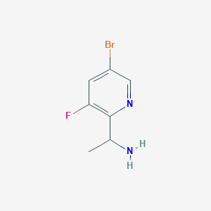 1-(5-Bromo-3-fluoro-2-pyridyl)ethylamine