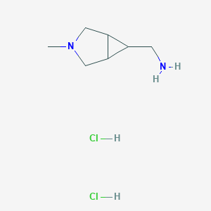 (3-Methyl-3-azabicyclo[3.1.0]hexan-6-YL)methanamine 2hcl