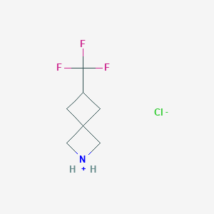 6-(Trifluoromethyl)-2-azaspiro[3.3]heptan-2-ium chloride