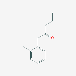 molecular formula C12H16O B13047701 1-(2-Methylphenyl)-2-pentanone 