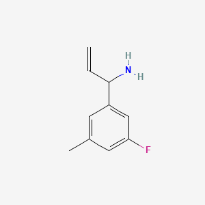 1-(3-Fluoro-5-methylphenyl)prop-2-EN-1-amine