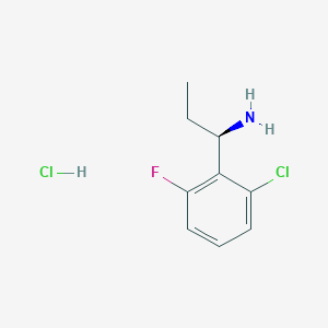 (R)-1-(2-Chloro-6-fluorophenyl)propan-1-amine hydrochloride