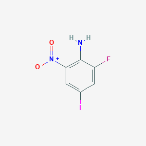molecular formula C6H4FIN2O2 B1304778 2-氟-4-碘-6-硝基苯胺 CAS No. 517920-73-9