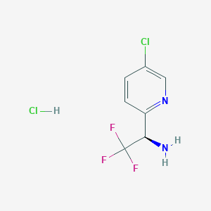 (R)-1-(5-Chloropyridin-2-YL)-2,2,2-trifluoroethan-1-amine hcl