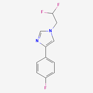 1-(2,2-Difluoroethyl)-4-(4-fluorophenyl)-1H-imidazole