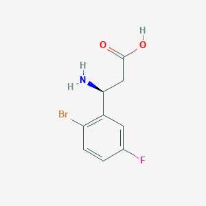 (S)-3-Amino-3-(2-bromo-5-fluorophenyl)propanoicacidhcl