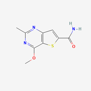 4-Methoxy-2-methylthieno[3,2-D]pyrimidine-6-carboxamide